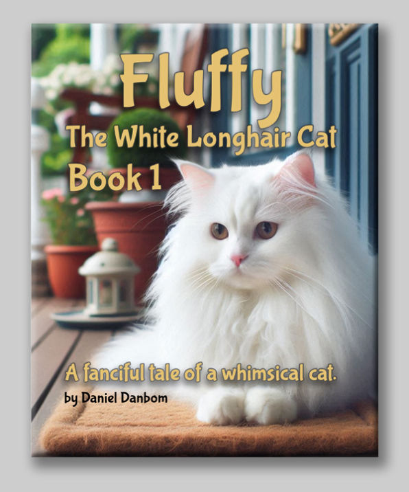 Cover image of Fluffy the White Longhair Cat Book 1